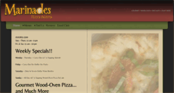 Desktop Screenshot of marinadespizzabistro.com